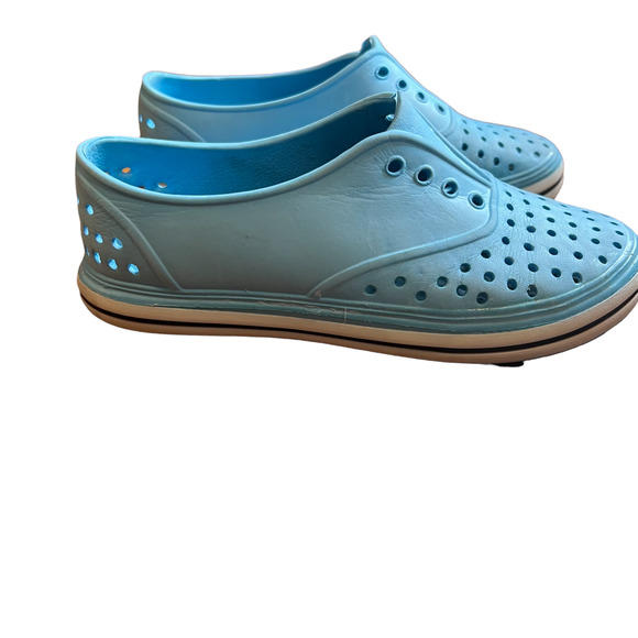 Kids Light Blue Water Shoes, size Large - Picture 4 of 6